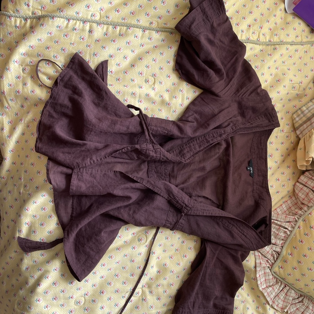 Vintage brown tie shirt